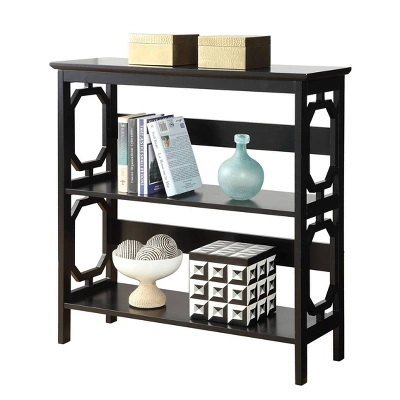 32.5" Omega 3 Tier Bookcase - Breighton Home 2 32.5" Omega 3 Tier Bookcase - Breighton Home - Image 2