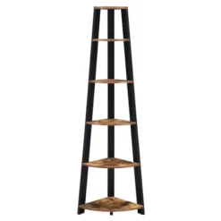 71" Newport 5 Tier Corner Bookshelf - Breighton Home 18 71" Newport 5 Tier Corner Bookshelf - Breighton Home -Deals Breighton Home Store GUEST 6b32e649 91f1 45b6 b824 905fbc61af9d