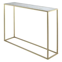 Gold Coast Faux Marble Console Table Gold - Breighton Home 10 Gold Coast Faux Marble Console Table Gold - Breighton Home -Deals Breighton Home Store GUEST 6b3fce56 8500 4548 a062 1c0f4a6a7d48