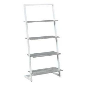 57" Graystone 4 Tier Ladder Bookshelf - Breighton Home 6 57" Graystone 4 Tier Ladder Bookshelf - Breighton Home - Image 6