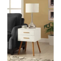 Oslo 2 Drawer End Table - Breighton Home