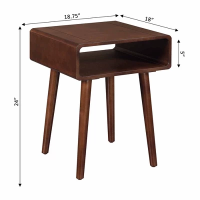 Napa Valley End Table With Shelf - Breighton Home 11 Napa Valley End Table With Shelf - Breighton Home - Image 11