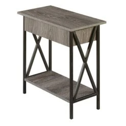 Tucson Flip Top End Table With Charging Station And Shelf - Breighton Home -Deals Breighton Home Store GUEST 6ea1c22e 6f68 4127 86fe f52d1e152603