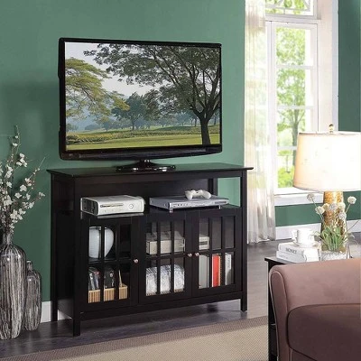Big Sur Deluxe Storage Cabinets And Shelf TV Stand For TVs Up To 48" - Breighton Home 1 Big Sur Deluxe Storage Cabinets And Shelf TV Stand For TVs Up To 48" - Breighton Home
