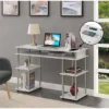 Designs2Go No Tools Student Desk With Charging Station And Shelves - Breighton Home