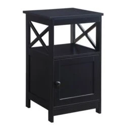 Oxford End Table With Storage Cabinet And Shelf - Breighton Home 21 Oxford End Table With Storage Cabinet And Shelf - Breighton Home -Deals Breighton Home Store GUEST 85dff4c1 e72c 40f9 9993 319444780a38