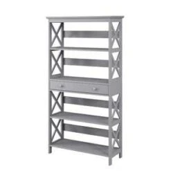 59.75" Oxford 5 Tier Bookcase With Drawer - Breighton Home 16 59.75" Oxford 5 Tier Bookcase With Drawer - Breighton Home -Deals Breighton Home Store GUEST 8814cc76 475e 4357 8c10 2f191d7476c1