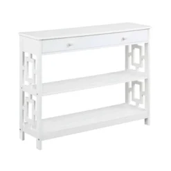 Town Square 1 Drawer Console Table With Shelves - Breighton Home -Deals Breighton Home Store GUEST 88c83ff8 1874 48b3 9cd8 5c7026777d01