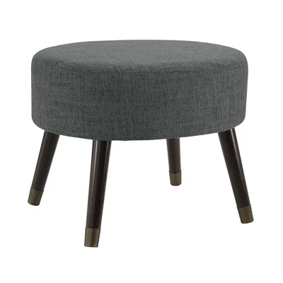 Designs4Comfort Mid-Century Modern Round Ottoman Stool - Breighton Home 4 Designs4Comfort Mid-Century Modern Round Ottoman Stool - Breighton Home - Image 4