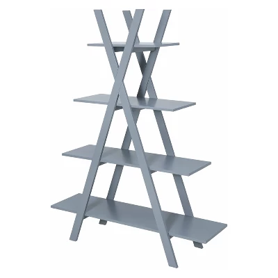 59" Oxford A Frame Bookshelf - Breighton Home 8 59" Oxford A Frame Bookshelf - Breighton Home - Image 8