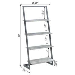 57" Graystone 4 Tier Ladder Bookshelf - Breighton Home 9 57" Graystone 4 Tier Ladder Bookshelf - Breighton Home -Deals Breighton Home Store GUEST 922b29ce 4778 46e3 9d9f 9ff36b461b4c