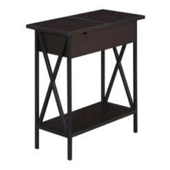 Tucson Flip Top End Table With Charging Station And Shelf - Breighton Home -Deals Breighton Home Store GUEST 93b1f9d0 b9b7 4b63 b823 ad60ba44474e