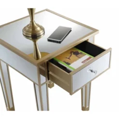 Gold Coast Mirrored End Table With Drawer - Breighton Home 13 Gold Coast Mirrored End Table With Drawer - Breighton Home -Deals Breighton Home Store GUEST 93d3afb5 fc66 4785 9414 b20948daacdb