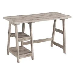 Designs2Go Trestle Desk With Shelves - Breighton Home -Deals Breighton Home Store GUEST 977bcb00 67e6 47e7 b6a3 d0e62bd351d6