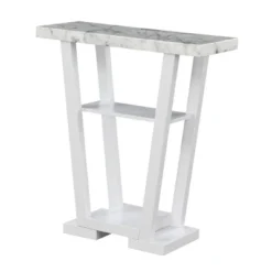 Newport V Console With Shelves - Breighton Home 14 Newport V Console With Shelves - Breighton Home -Deals Breighton Home Store GUEST 9a1ae2e2 bab5 4e48 afeb 211d76d618fa