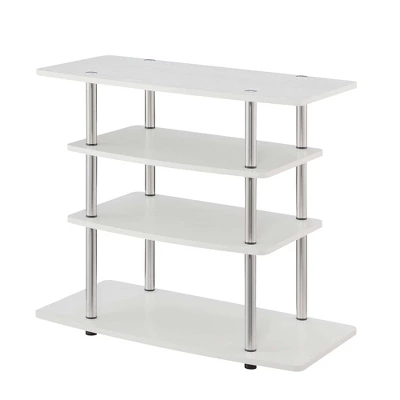 Designs2Go No Tools Highboy 4 Tier TV Stand For TVs Up To 32" - Breighton Home 4 Designs2Go No Tools Highboy 4 Tier TV Stand For TVs Up To 32" - Breighton Home - Image 4