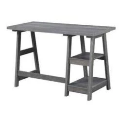 Designs2Go Trestle Desk With Shelves - Breighton Home -Deals Breighton Home Store GUEST 9cad49bd 83b7 4f83 bd99 ae6bd6f52dd4