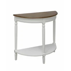 French Country Half Round Entryway Table With Shelf - Breighton Home 16 French Country Half Round Entryway Table With Shelf - Breighton Home -Deals Breighton Home Store GUEST 9e45b93e ebc0 4586 9fff 5ddc1203750d