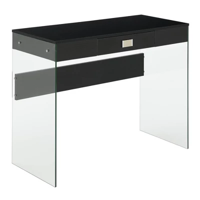 36" SoHo 1 Drawer Glass Desk - Breighton Home 8 36" SoHo 1 Drawer Glass Desk - Breighton Home - Image 8