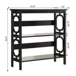 32.5" Omega 3 Tier Bookcase - Breighton Home 8 32.5" Omega 3 Tier Bookcase - Breighton Home -Deals Breighton Home Store GUEST a8f24302 89f7 4797 99c5 79daf906e9fc