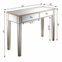 Gold Coast Mirrored Desk - Breighton Home 21 Gold Coast Mirrored Desk - Breighton Home -Deals Breighton Home Store GUEST abc4beda 1105 4339 8ae6 f9b9ea9090b4