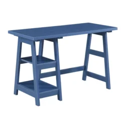 Designs2Go Trestle Desk With Shelves - Breighton Home -Deals Breighton Home Store GUEST ae99fa3d b1bb 4f8b adb7 cdefd1a7b494