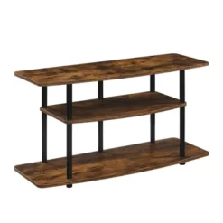 Designs2Go 3 Tier Wide TV Stand For TVs Up To 43" - Breighton Home -Deals Breighton Home Store GUEST ae9d1eff 70f1 4b8d 8e41 98e8d468a4bc