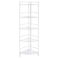 57.5" 5 Tier Folding Metal Corner Shelf - Breighton Home 9 57.5" 5 Tier Folding Metal Corner Shelf - Breighton Home -Deals Breighton Home Store GUEST af19eb3a 859f 4703 8285 ae8423a064e1