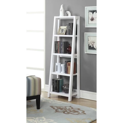 63.25" Newport Lilly Bookcase White - Breighton Home 6 63.25" Newport Lilly Bookcase White - Breighton Home - Image 6