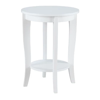 American Heritage Round End Table - Convenience Concepts 4 American Heritage Round End Table - Convenience Concepts - Image 4