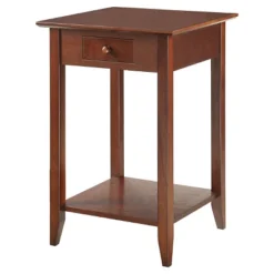 American Heritage End Table With Drawer Shelf - Breighton Home -Deals Breighton Home Store GUEST b464827d f408 4dbd bd4d 823156f3e7ba