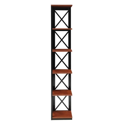 63.75" Oxford 5 Tier Corner Bookcase - Breighton Home 9 63.75" Oxford 5 Tier Corner Bookcase - Breighton Home - Image 9