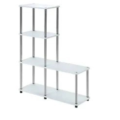 41.75" Designs2Go 4 Tier Multi Shelf L Bookshelf - Breighton Home -Deals Breighton Home Store GUEST b7aaca19 d741 4ff6 b8bd 8f8e78cad58e