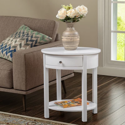 Classic Accents Cypress End Table White - Breighton Home 1 Classic Accents Cypress End Table White - Breighton Home