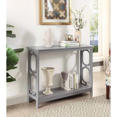 Omega Console Table With Shelf - Breighton Home 1 Omega Console Table With Shelf - Breighton Home