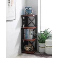 38.5" Oxford 3 Tier Corner Bookcase - Breighton Home 19 38.5" Oxford 3 Tier Corner Bookcase - Breighton Home -Deals Breighton Home Store GUEST bd067783 0d92 4bee b31f 538d746f1b32