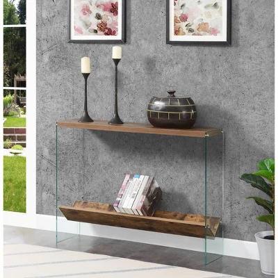 SoHo V Console Table With Shelf - Breighton Home 1 SoHo V Console Table With Shelf - Breighton Home
