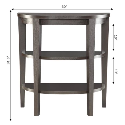 Newport 3 Shelf Console - Breighton Home 3 Newport 3 Shelf Console - Breighton Home - Image 3
