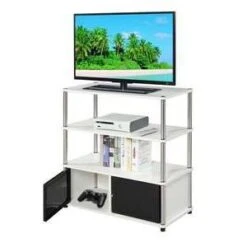 Highboy TV Stand For TVs Up To 40" Doors - Breighton Home