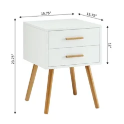 Oslo 2 Drawer End Table - Breighton Home -Deals Breighton Home Store GUEST cd1702a9 32c4 4f72 8b3b 996a0df3f30f