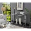 Omega Chrome Console Table Chrome - Breighton Home