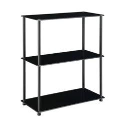 26.5" Designs2Go Classic Glass 3 Shelf Bookshelf - Breighton Home 8 26.5" Designs2Go Classic Glass 3 Shelf Bookshelf - Breighton Home -Deals Breighton Home Store GUEST ceb6f388 7134 4222 a4c4 8a7a7452f776