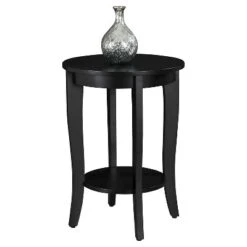 American Heritage Round End Table - Convenience Concepts