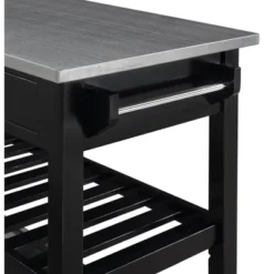 American Heritage 3 Tier Stainless Steel Kitchen Cart With Drawers - Breighton Home -Deals Breighton Home Store GUEST d204bd71 702e 4820 90b5 1383f1eb635c