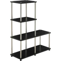 41.75" Designs2Go 4 Tier Multi Shelf L Bookshelf - Breighton Home -Deals Breighton Home Store GUEST d47efcd5 da6f 436b a7b6 b573e78ac911