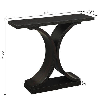 Newport Infinity Console Table - Breighton Home 3 Newport Infinity Console Table - Breighton Home - Image 3