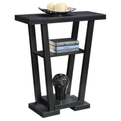 Newport V Console With Shelves - Breighton Home