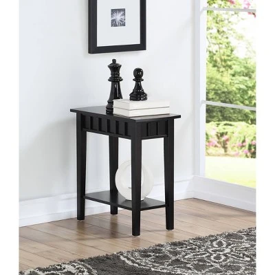 Dennis End Table With Shelf - Breighton Home 1 Dennis End Table With Shelf - Breighton Home