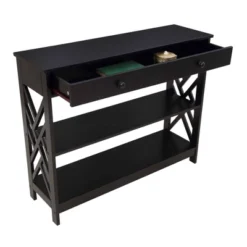 Titan 1 Drawer Console Table With Shelves - Breighton Home -Deals Breighton Home Store GUEST d9cf98fe f5c0 4b97 8369 71d6eea50327