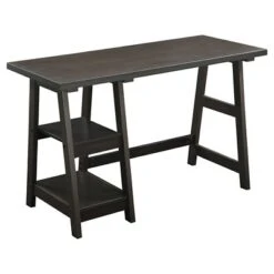 Designs2Go Trestle Desk With Shelves - Breighton Home -Deals Breighton Home Store GUEST dce1e693 0860 4d20 872d b1e4fbd1c6b4